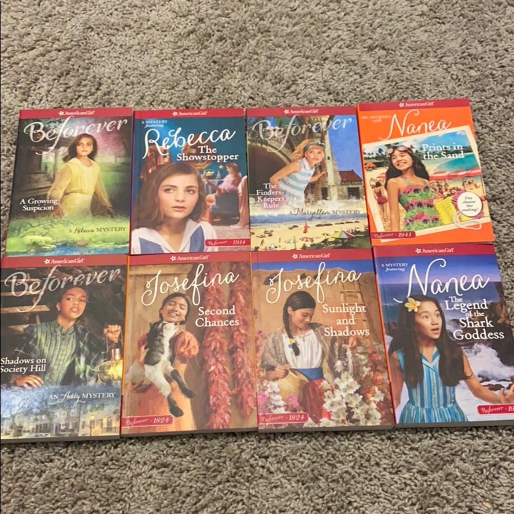 8 New American Girl Books - Never Read